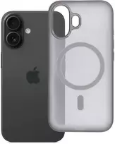 Oem Originalus „iPhone 16 Flexline Mag“ dėklas, suderinamas su „MagSafe“ pilka spalva
