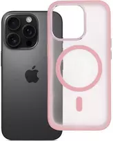 Oem Originalus „iPhone 16 PRO Flexline Mag“ dėklas, suderinamas su „MagSafe“, rožinis