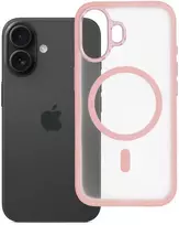 Oem Originalus „iPhone 16 Flexline Mag“ dėklas, suderinamas su „MagSafe“, rožinis