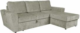 Home4You Kampinė sofa-lova INGMAR Smėlio spalvos, 242x168 cm