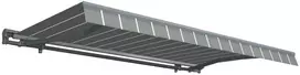 Automatinė terasos markizė PREMIUM AUTOMATIC, 450x300 cm, Pilkas/Baltas