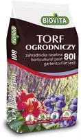 Rūgštinės sodininkystės durpės 3,5–4,5 pH 80 l BIOVITA padėklas 42 vnt.