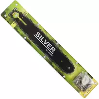Silver tools Grandininio pjūklo pjovimo juosta su dviem grandinėmis 3/8, 14″, 050, 52narelių