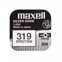 Maxell sidabro oksido baterijos 319 SR527SW 1.55V, 1vnt.