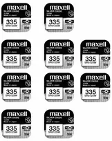 Maxell sidabro oksido baterijos 335 SR512SW 1.55V, 10vnt.
