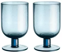 Maku taurės vynui 350ml 2vnt, mėlynos