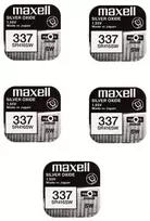 Maxell sidabro oksido baterijos 337 SR416SW 1.55V, 5vnt.