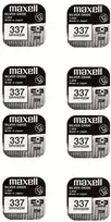 Maxell sidabro oksido baterijos 337 SR416SW 1.55V, 8vnt.