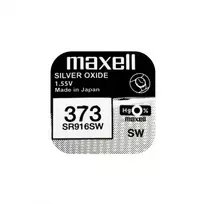 Maxell sidabro oksido baterijos 373 SR916SW 1.55V, 1vnt.