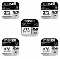 Maxell sidabro oksido baterijos 373 SR916SW 1.55V, 5vnt.