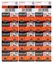 Maxell elementai LR41/AG3/LR41 1.5V 30vnt.