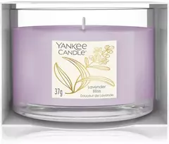 Yankee Candle Little Luxuries Lavender Bliss stiklinė žvakė su baldakimu 37 g