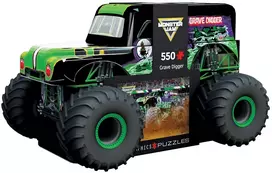 Dėlionė Monster Jam metalinėje dėžutėje 550 detalių