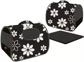 ZOLUX Nomad Flower L – augintinių nešiojimo krepšys šunims ir katėms – 50,5 × 25 × 33 cm