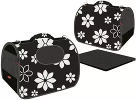 ZOLUX Nomad Flower M – augintinių nešiojimo krepšys šunims ir katėms – 43,5 × 25 × 28,5 cm