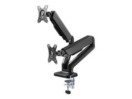 TECHLY Double Monitor Desk Stand 17-32inch with Gas Spring Black