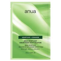 ANUA Heartleaf + Ceramide Night Solution Cream Sheet Mask 25ml