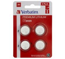 Verbatim 49532 Lithium baterijos CR2025 3V (4 vnt pakuotėje)