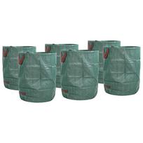 Sodo atliekų maišai 12 pcs Žalia 66 x 66 x 83,5 cm