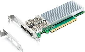 "10Gtek" 100GbE konvertuoto tinklo kortelė su E810-CAM2 valdikliu, du QSFP28 prievadai, PCIe 4.0 x16, panaši į E810-CQDA2, palaiko RDMA/PXE