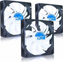 "AABCOOLING Slim Silent Fan 8" - tylus ir efektyvus 80 mm korpuso ventiliatorius su 4 antivibracinėmis pagalvėlėmis, 15 mm storio, 12 V, 13,9 dB(A), 27,45 m³/h - ekonomiška 3 vnt. pakuotė