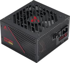"ABYSM Gaming Morpheo GX5 ATX 3.1 1000 W maitinimo šaltinis, juodas, 80 Plus, auksinis, visiškai modulinis