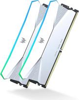 "Acer Predator Hera DDR5 RGB RAM 48GB (24GBx2) iki 8400MHz CL40 - tik "Intel Z890" ir AMD X870 - atmintis kompiuteriniams žaidimams - sidabrinė