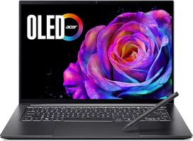 "Acer Swift X 14 AI OLED" (SFX14-61G-R6Q6) nešiojamasis kompiuteris su dirbtiniu intelektu, "Copilot+" kompiuteris, 14 colių WQ2.8K OLED 120 Hz jutiklinis ekranas, "AMD Ryzen AI 9 365", 32GB RAM, 1 TB GB SSD, "NVIDIA GeForce RTX 5070", "Windows 11", QWER