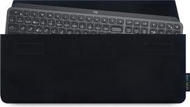 "Adore June Keeb" apsauginis dėklas, suderinamas su "Logitech MX Keys" ir "Logitech MX Keys S", praktiškas medžiaginis klaviatūros dėklas - juodas