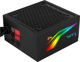 "AeroCool Lux" - 750 W, PRISMA RGB, modulinis, "80Plus Bronze" maitinimo blokas