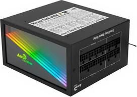 "Aerocool MIRAGEGOLD 850W modulinis kompiuterio maitinimo šaltinis RGB, 80 Plus Gold, japoniški kondensatoriai