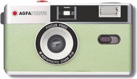 "Agfa" 35 mm daugkartinio naudojimo kompaktiškas fotoaparatas, vieno dydžio