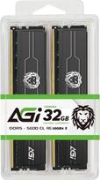 "AGI UD238" DDR5 RAM 32GB rinkinys (2x16GB) 5600MHz UDIMM, CL46, "Intel XMP 3.0" / "AMD Expo", staliniams kompiuteriams skirta operatyvioji atmintis (PC)