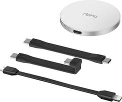 "Aiffro P10 Plus" magnetinis USB SSD diskas, "Lightning" kabelis, suderinamas su "MagSafe", iki 2000MB/s, skirtas "iPhone X/11/12/13/14" ir "iOS 13 Later", nešiojamasis "Magsafe" SSD diskas
