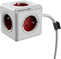 "Allocacoc PowerCube Extendeds" (E tipo, raudonas)