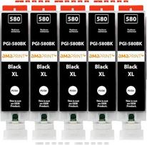 "Amaprint XL" kasetės suderinamos su "Canon PGI 580 Black PGBK" Tinka "Pixma TR7500 TR7550 TR8500 TR8550 TS6100 TS6150 TS6151 TS6300 TS6350 TS8100 TS8150 TS8151 TS8151 TS8151 TS88 152 TS8350 TS9150 (5