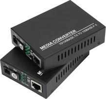 "Annadue" 10/100M RJ45-100Base TX 100Base FX 100Base FX eterneto skaidulų medijos keitiklis su integruotu vienmodžiu SC siųstuvu, iki 25 km, atitinka IEEE 802.3, IEEE 802.3u reikalavimus
