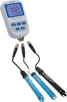 "Apera Instruments SX731" nešiojamojo pH/ORP/laidumo matuoklio rinkinys dėkle (atsparus vandeniui, atminties funkcija, automatinis temperatūros kompensavimas ir kalibravimas)