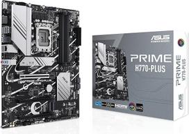 "ASUS Prime H770-PLUS" žaidimų pagrindinė plokštė "Intel" lizdas LGA 1700 (Intel H770, ATX, DDR5 atmintis, 3X PCIe 4.0 M.2, "Thunderbolt 4", "Aura Sync")