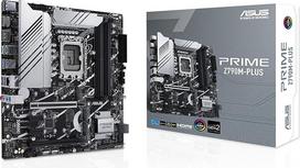 "ASUS Prime Z790M-PLUS" žaidimų pagrindinė plokštė (Intel LGA 1700 (mATX, PCIe 5.0, DDR5 atmintis, 3X M.2, "Aura Sync")