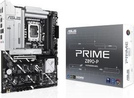 "ASUS Prime Z890-P" žaidimų pagrindinė plokštė "Intel" lizdas LGA1851 (ATX, DDR5, PCIe 5.0, 4X M.2, DisplayPort, HDMI, Advanced AI, Aura Sync, PCIe lizdas Q-Release)