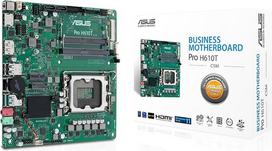 "ASUS Pro H610T-CSM" mini-ITX H610 verslo pagrindinė plokštė (LGA 1700 lizdas, "Control Center Express", padidintas saugumas, patikimumas, valdymas ir efektyvumas)