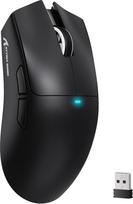 "ATTACK SHARK X11SE" 63 g itin lengva belaidė žaidimų pelė su "PixArt PAW3311" jutikliu, 22000 DPI, trimis režimais BT/2,4 GHz / laidinė, 1000 Hz, 300 mAh akumuliatoriumi, dvigubu valdikliu, skirta PC/Xbox/PS/Mac, juoda