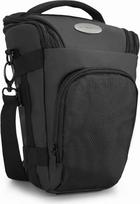 "Baxxtar PRO NOVO II" pilno dydžio SLR fotoaparato krepšys SLR Colt Bag Black su peties dirželiu, dirželiu ant kelių, dirželio tuneliu, lietaus apsiaustu