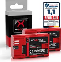 "Baxxtar Pro LP-E6NH" fotoaparato akumuliatoriaus paketas (2 x 2600 mAh), suderinamas su "Canon R5 R5c R6 R6II R7" ir kt.