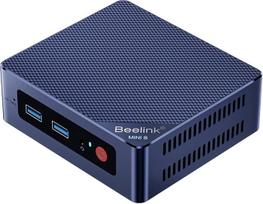 "Beelink Mini S12" mini kompiuteris, "Alder Lake-N N95" (4C/4T, iki 3,4 GHz), 16GB DDR4 RAM, 500GB M.2 2280 SSD, mini stalinis kompiuteris, 4K 60 Hz, dvigubas HDMI, "WiFi5", "Bluetooth 4.2", "Gigabit Ethernet