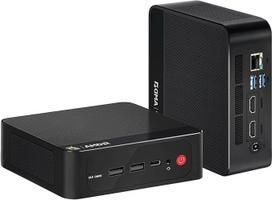"Beelink" mini kompiuteris SER5 MAX AMD Ryzen 7 7735HS (8C/16T, iki 4,75 GHz) 24GB LPDDR5 500GB NVMe SSD mini stalinis kompiuteris, RJ45 2.5G/WiFi6/BT5.2, HDMI/DP/Type-C 4K trigubas ekranas "Windows 11 Pro