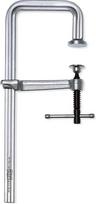 "Bessey GU25-12-6ZK" GUZK viso plieno U formos stalo spaustukas, sidabrinės spalvos, 250/120 mm
