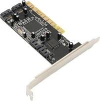 "Bewinner" PCI 4 prievadų SATA kortelė, 4 kanalų PCI SATA valdiklis su 1,5Gb/s perdavimo sparta, kietojo disko lengvai montuojama SATA išplėtimo kortelė staliniam kompiuteriui