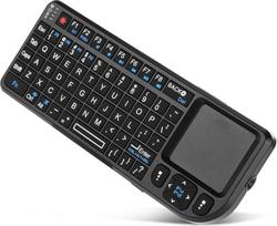 "Binghe" mini "Bluetooth" klaviatūra su jutikliniu kilimėliu, mini "Bluetooth" klaviatūra, A8 2.4G belaidė klaviatūra su baltu apšvietimu, skirta "Windows/Linux/Mac/Android/Google/Smart TV" OS